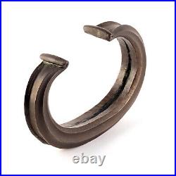 Large Collier Fang en bronze du Gabon Torque XIX ème Siècle necklace