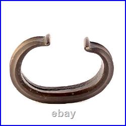 Large Collier Fang en bronze du Gabon Torque XIX ème Siècle necklace