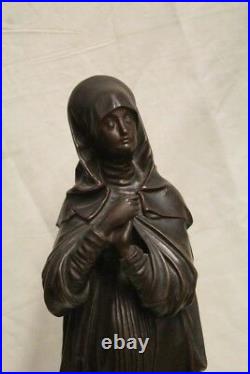Le Vierge De Nuremberg Bronze Du XIX Siècle/Sculpture Bronze/Bronze