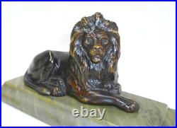 Lion En Bronze Russie XIXe Siècle