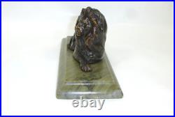 Lion En Bronze Russie XIXe Siècle