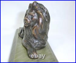 Lion En Bronze Russie XIXe Siècle