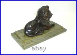 Lion En Bronze Russie XIXe Siècle