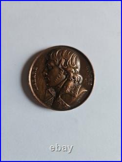 Lot 11 Médailles Bronze XIXe Galerie Métallique 40mm Rousseau Colbert