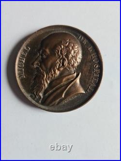 Lot 11 Médailles Bronze XIXe Galerie Métallique 40mm Rousseau Colbert