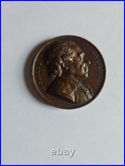 Lot 11 Médailles Bronze XIXe Galerie Métallique 40mm Rousseau Colbert