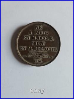 Lot 11 Médailles Bronze XIXe Galerie Métallique 40mm Rousseau Colbert