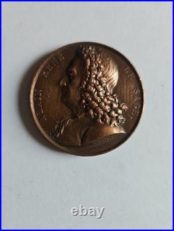 Lot 11 Médailles Bronze XIXe Galerie Métallique 40mm Rousseau Colbert