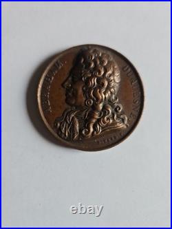 Lot 11 Médailles Bronze XIXe Galerie Métallique 40mm Rousseau Colbert
