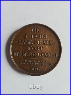Lot 11 Médailles Bronze XIXe Galerie Métallique 40mm Rousseau Colbert