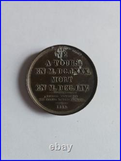 Lot 11 Médailles Bronze XIXe Galerie Métallique 40mm Rousseau Colbert