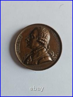 Lot 11 Médailles Bronze XIXe Galerie Métallique 40mm Rousseau Colbert