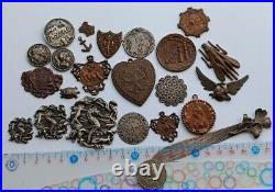 Lot Ancien Ornement medailles bronze Art deco Nouveau antique ornament medals Lot Ancien Ornement medailles bronze Art deco Nouveau antique ornament medals