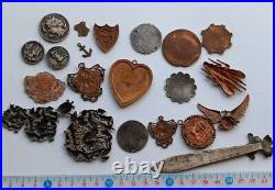Lot Ancien Ornement medailles bronze Art deco Nouveau antique ornament medals Lot Ancien Ornement medailles bronze Art deco Nouveau antique ornament medals