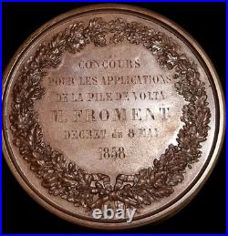 Lot De 2 Médaille Napoleon III En Bronze