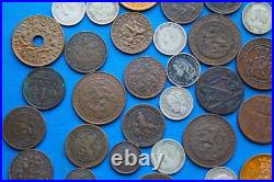 Lot Monnaies Argent & Bronze (Cents) XIXe & XXe Siècle / Pays-Bas