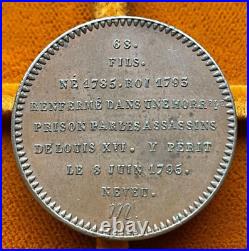 Louis XVII Médaille de Bronze par Gayrard & Puymaurin Graveurs