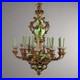 Lustre-Ancien-Napoleon-III-Bronze-Dore-XIXe-Siecle-Original-01-zy