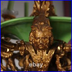 Lustre Ancien Napoléon III Bronze Doré XIXe Siècle Original