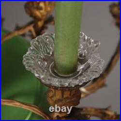 Lustre Ancien Napoléon III Bronze Doré XIXe Siècle Original