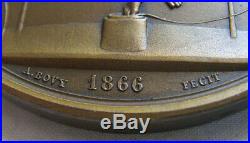 MED10534 MEDAILLE TELEGRAPHIE ELECTRIQUE NAPOLEON III par Bovy 1866