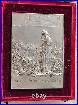 MEDAILLE 1894 OBSEQUES DU PRESIDENT SADI CARNOT graveur ROTY