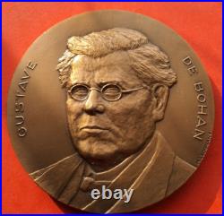 MEDAILLE ANCIENNE en BRONZE GUSTAVE DE BOHAN PAR MAX LEOGNANY DU XX éme siècle