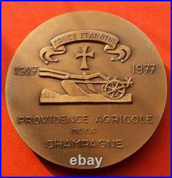 MEDAILLE ANCIENNE en BRONZE GUSTAVE DE BOHAN PAR MAX LEOGNANY DU XX éme siècle