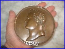 MÉDAILLE Bronze NAPOLÉON Empereur 1811 BAPTÊME DU ROI De ROME French Medal