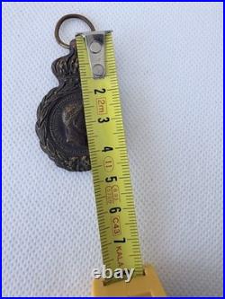 MÉDAILLE / PENDENTIF NAPOLÉON Ier Sainte-Hélène Bronze XIXe siècle