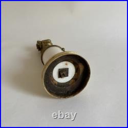 Madone Époque Empire Statuette Bronze Doré Marbre Fin xVIIIe Début XIXe Siecle