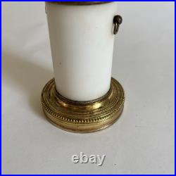 Madone Époque Empire Statuette Bronze Doré Marbre Fin xVIIIe Début XIXe Siecle