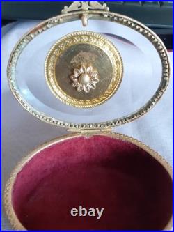 Magnifique boîte à bijoux ancienne de style Néo-classique. France XIXe Siècle