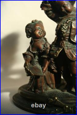 Malborough s'en va en guerre, bronze anonyme, XIXe siècle