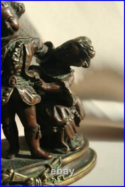 Malborough s'en va en guerre, bronze anonyme, XIXe siècle