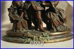 Malborough s'en va en guerre, bronze anonyme, XIXe siècle