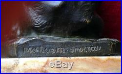 Mathurin Moreau- Rare Bronze XIX Siècle Bacchus Et La Lionne