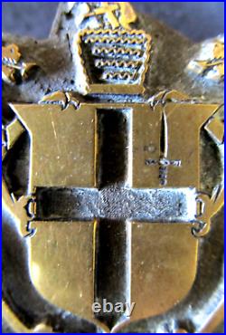 Matrice sceau tampon Armoiries de LONDRES Circa XIXe siècle ou avant bronze