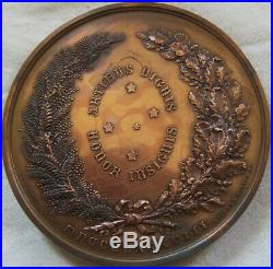 Med8163 Grosse Medaille Victoria Exposition Internationale De Melbourne 1888