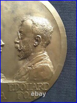 Médaille Alexandre Charpentier bronze grand module 29 cm 1,8 kg