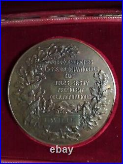 Médaille Ancienne Bronze Jules Grévy Graveur Bourgeois