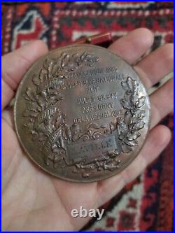 Médaille Ancienne Bronze Jules Grévy Graveur Bourgeois