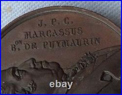 Medaille Ancienne J. P. C. Marcassus Puymaurin Par E. Dubois 1841