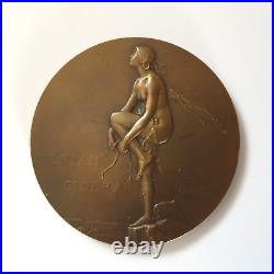 Médaille Art Déco Aviation Bronze 1920 par M. DAMMANN
