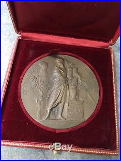 Médaille Assemblée National 1895 Député SOUHET Ponscarme bronze 73mm 188gr