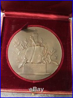 Médaille Assemblée National 1895 Député SOUHET Ponscarme bronze 73mm 188gr
