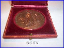 Médaille Assemblée National 1895 Emile DERAINE H. Ponscarme bronze 73mm 182,10gr