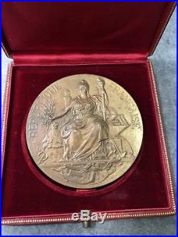 Médaille Assemblée National juin 1894 Casimir Perier Souhet Député bronze 73mm