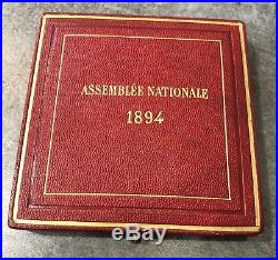 Médaille Assemblée National juin 1894 Casimir Perier Souhet Député bronze 73mm