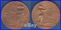 Médaille Assemblée Nationale Elit Loubet 1899 Par H. Dubois 135 Grammes Bronze